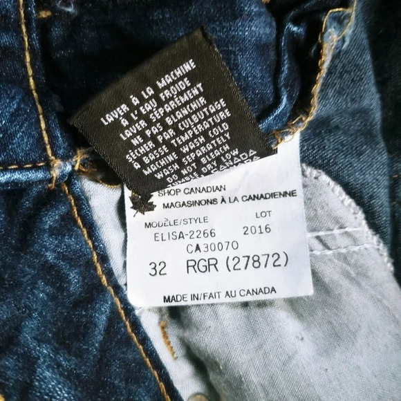 Lois Dark Wash Denim Jeans Bootcut, 32 - Picture 11 of 11